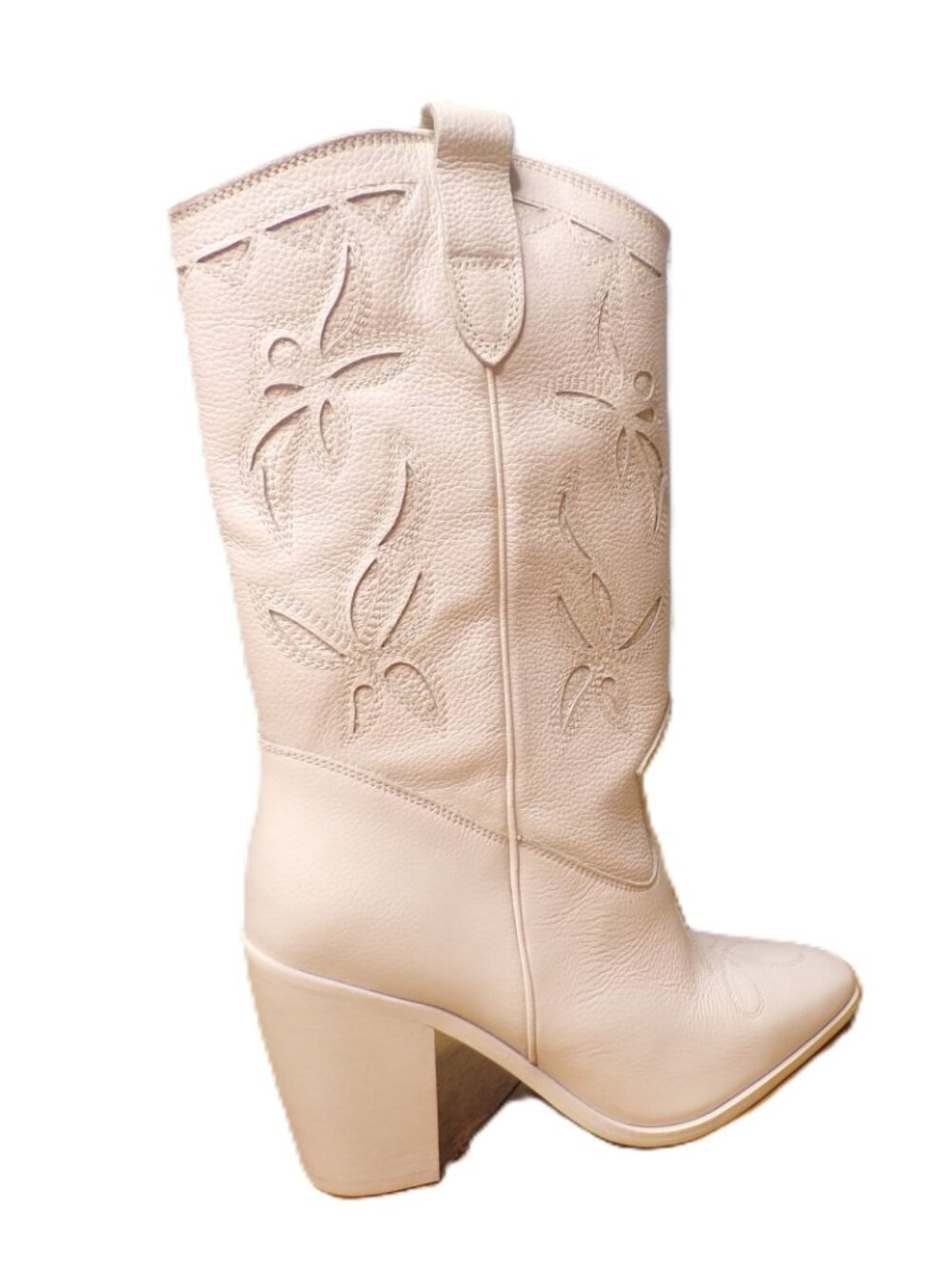 🆕 VINCE CAMUTO Alisah Western Boot 8.5 Off-White - Picture 6 of 9